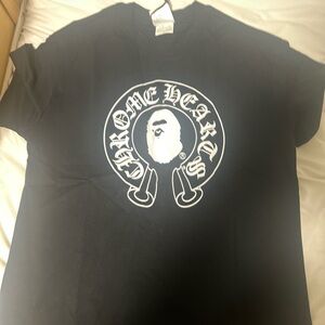 Bape Black and White Short Sleeve Tee